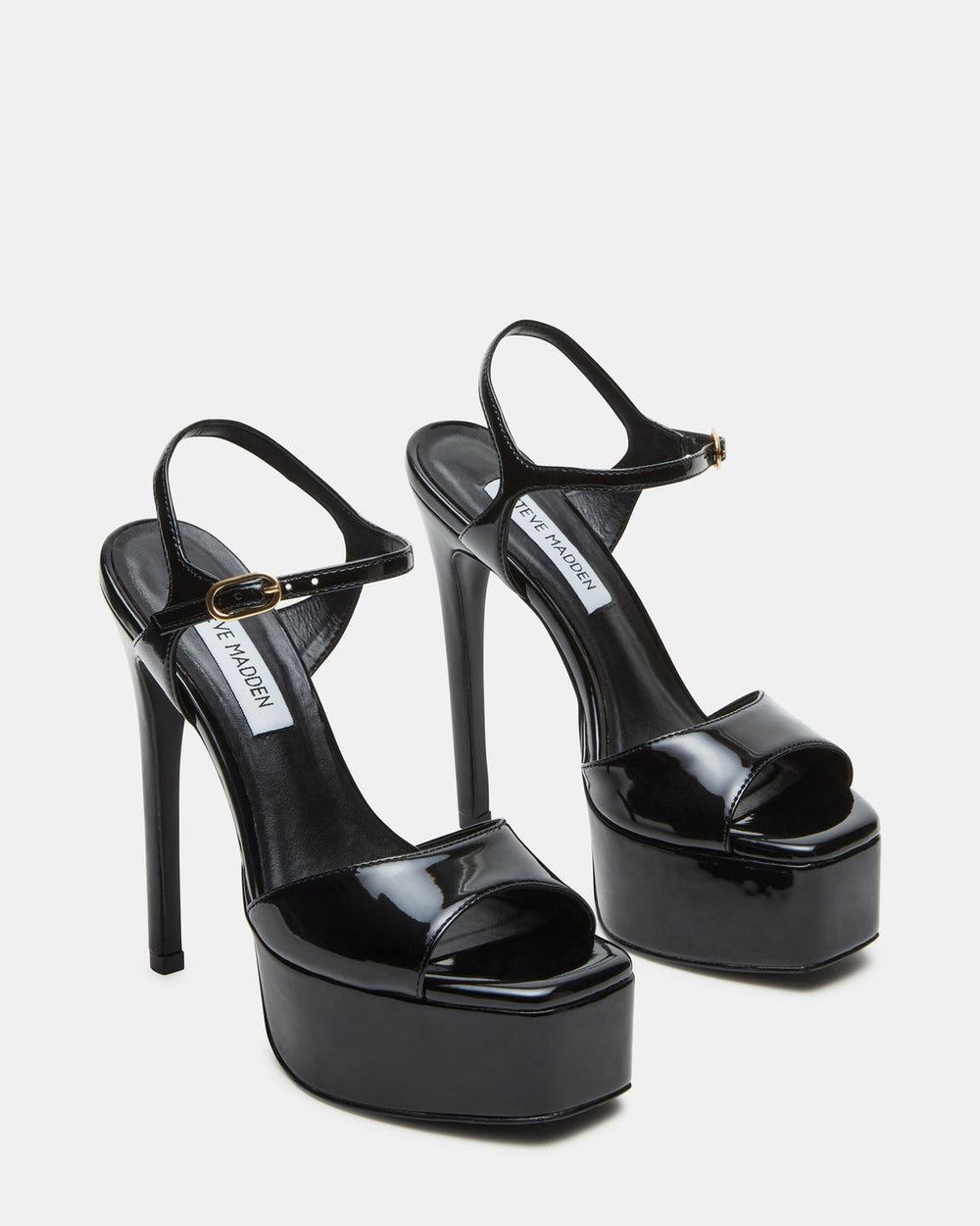 COLOGNE Black Patent Platform Stiletto Women's Heel | Steve Madden online