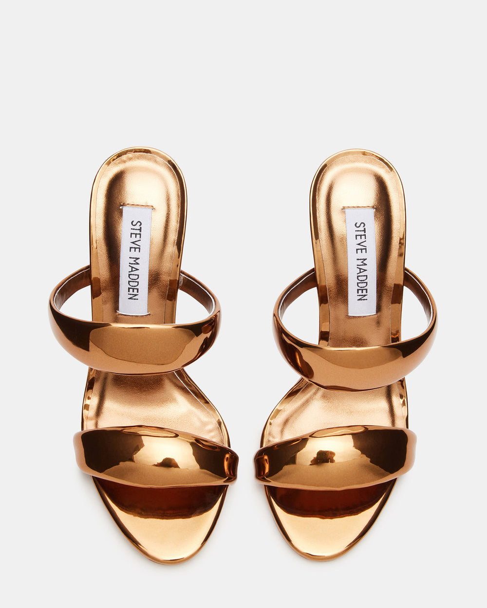 SATURN Bronze Stiletto Mule Women's Heel | Steve Madden for Sale