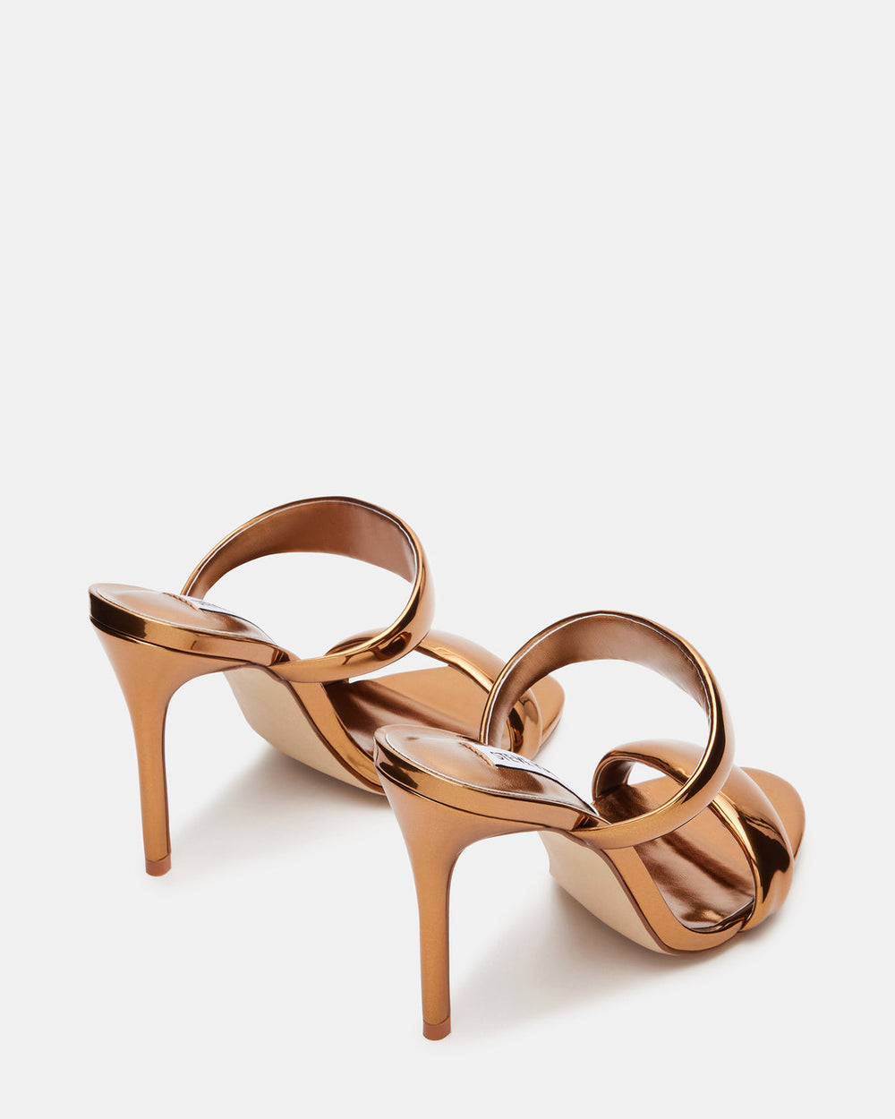 SATURN Bronze Stiletto Mule Women's Heel | Steve Madden for Sale