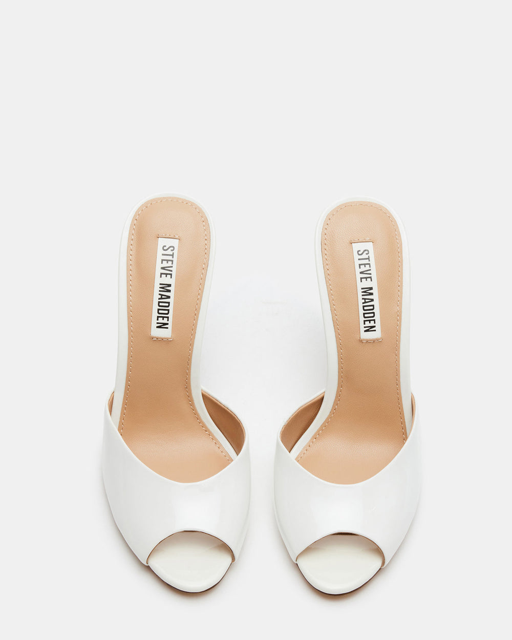 PRIYA White Patent Women's Mule | Steve Madden for Sale