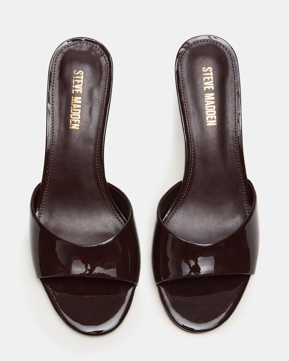 KENDRIX Brown Leather Women's Mule Heel | Steve Madden on Sale