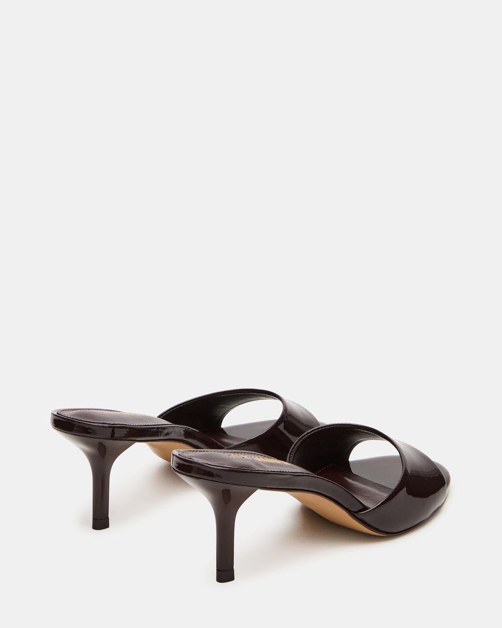 KENDRIX Brown Leather Women's Mule Heel | Steve Madden on Sale