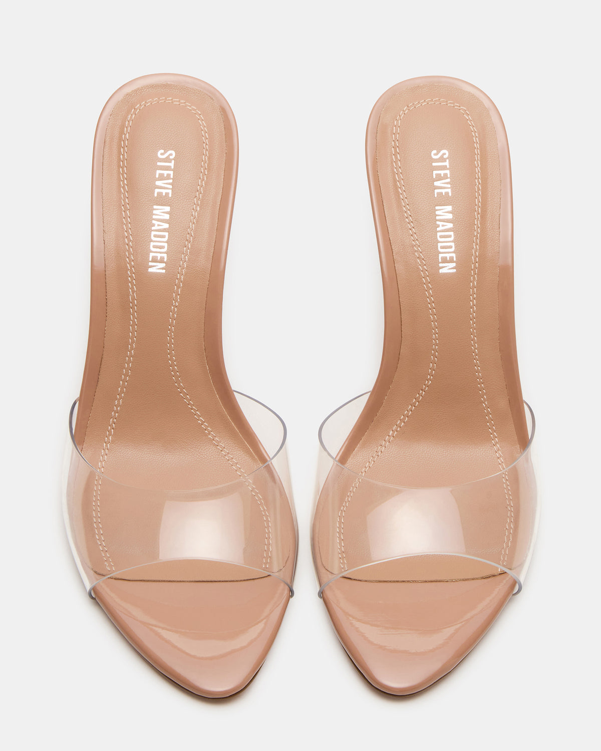 SANTI Clear Pointed-Toe Mule Women's Heel | Steve Madden discount