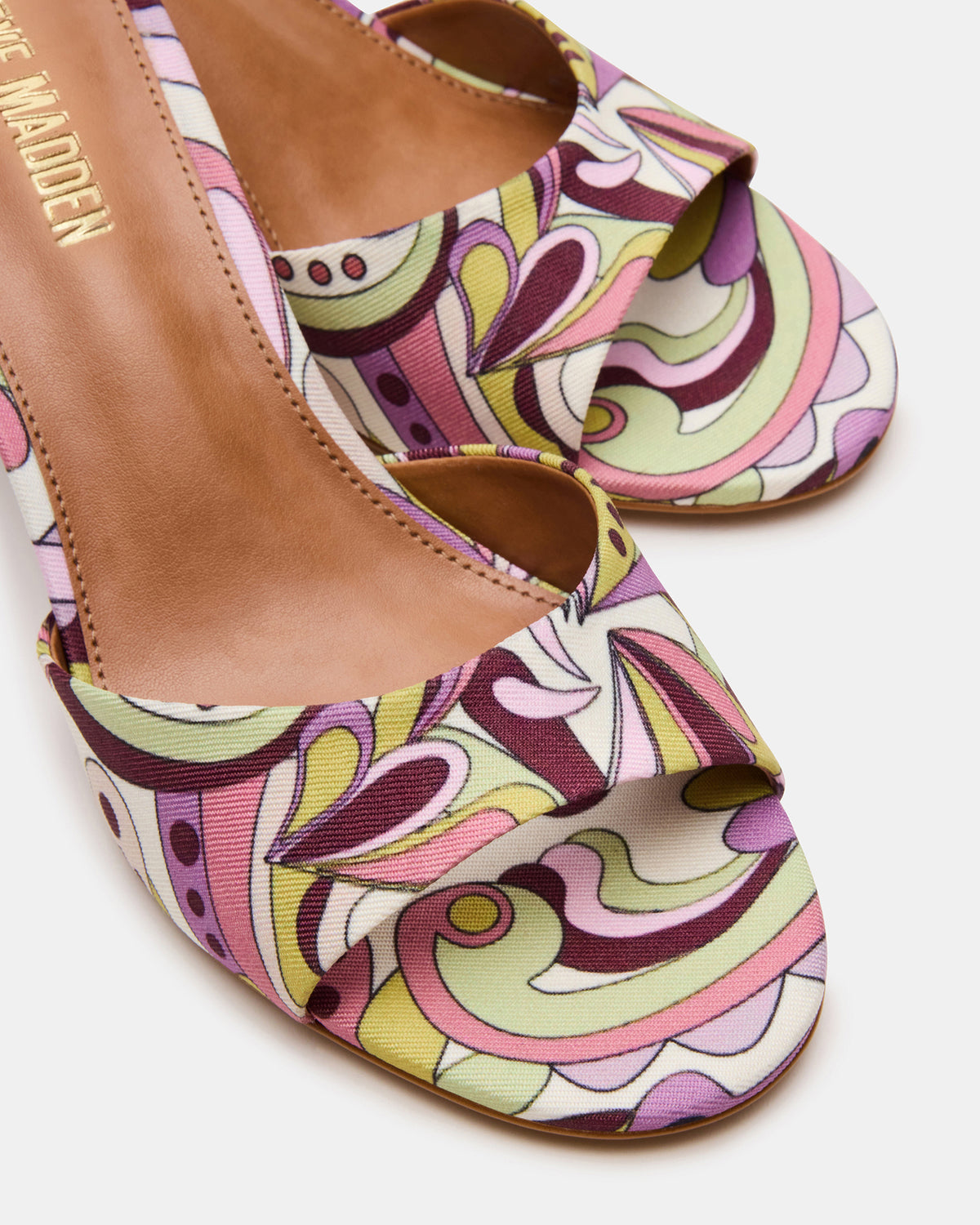 KENDRIX Pink Print Women's Mule Heel | Steve Madden near me