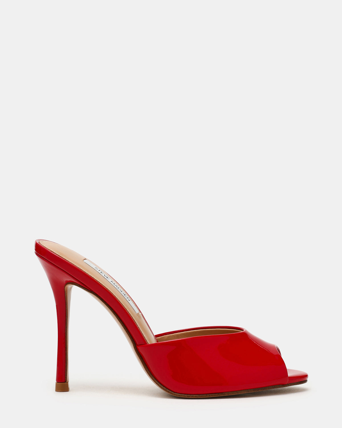 PRIYA Red Patent Mule Women's Heel | Steve Madden online