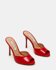 PRIYA Red Patent Mule Women's Heel | Steve Madden online