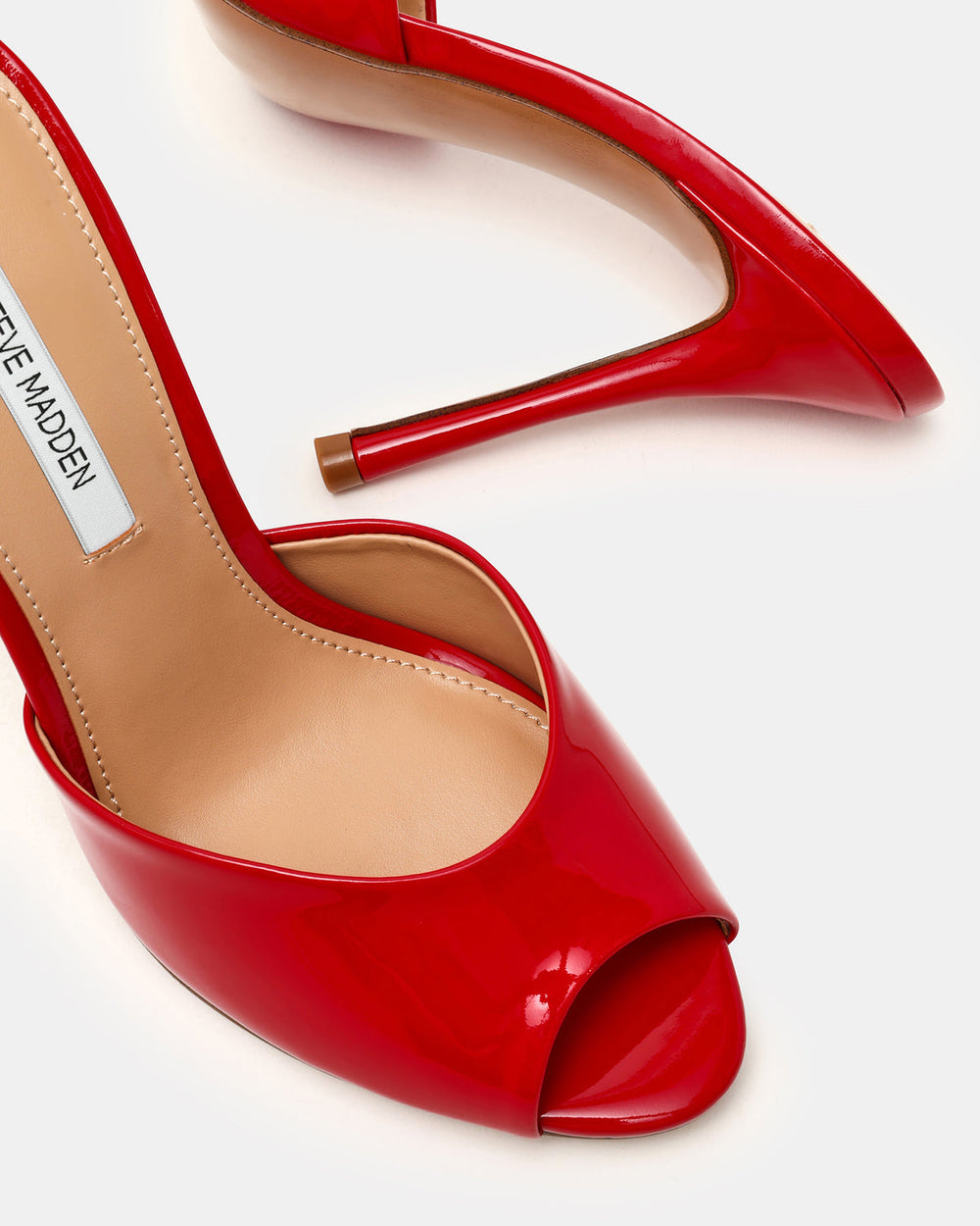 PRIYA Red Patent Mule Women's Heel | Steve Madden online