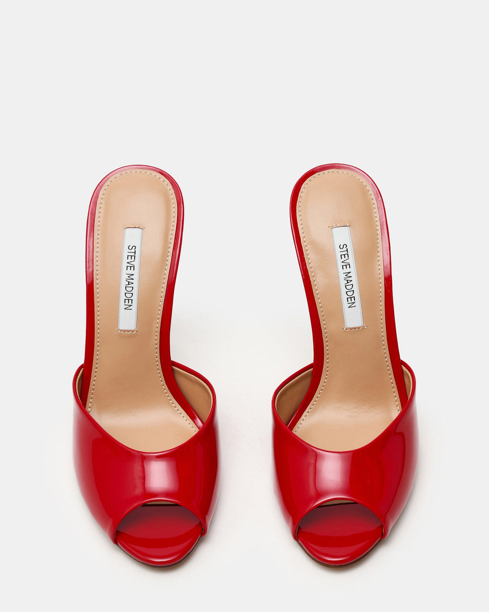 PRIYA Red Patent Mule Women's Heel | Steve Madden online