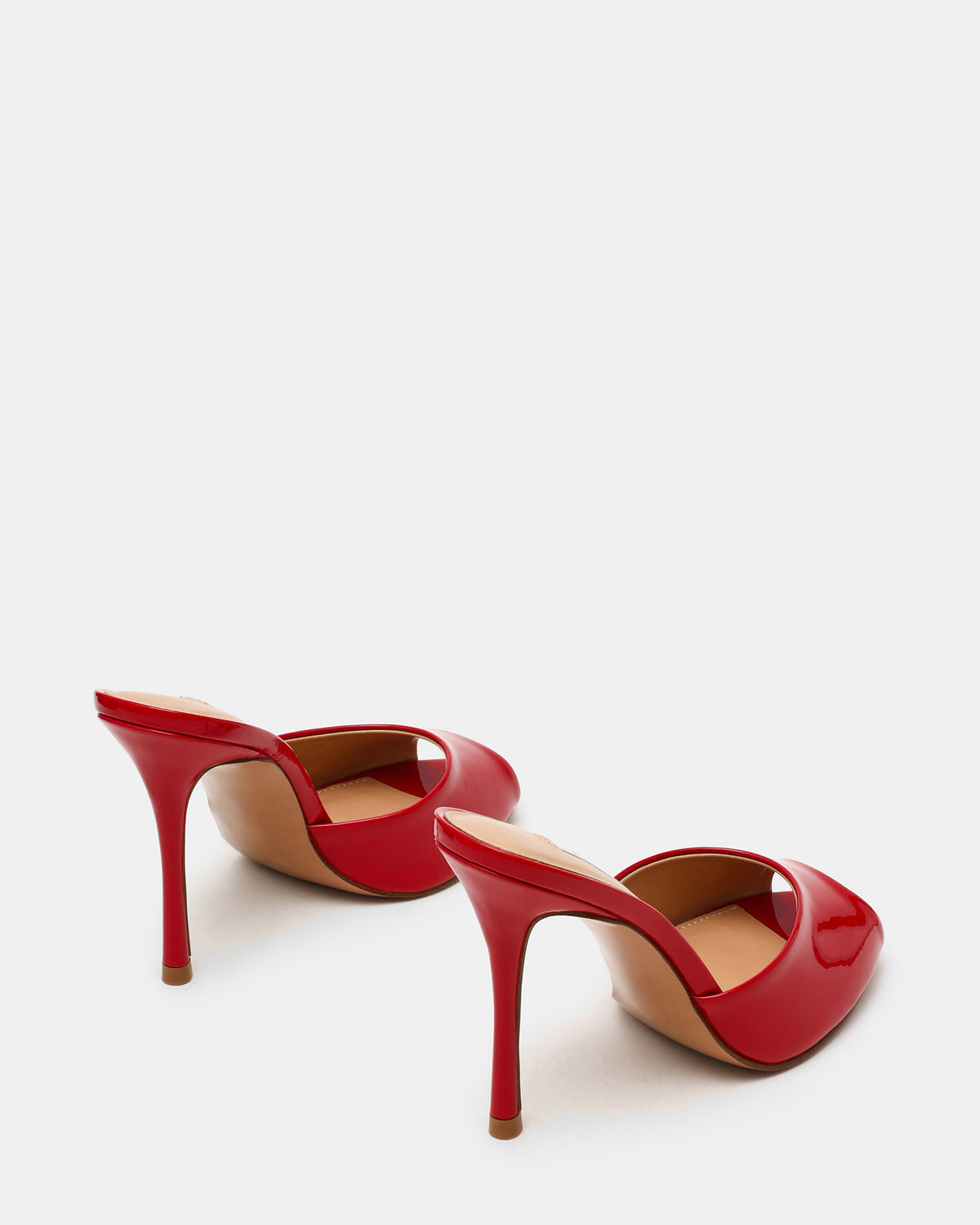 PRIYA Red Patent Mule Women's Heel | Steve Madden online