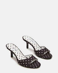 KENDRIX Black/White Mule Stiletto Women's Heel | Steve Madden Sale