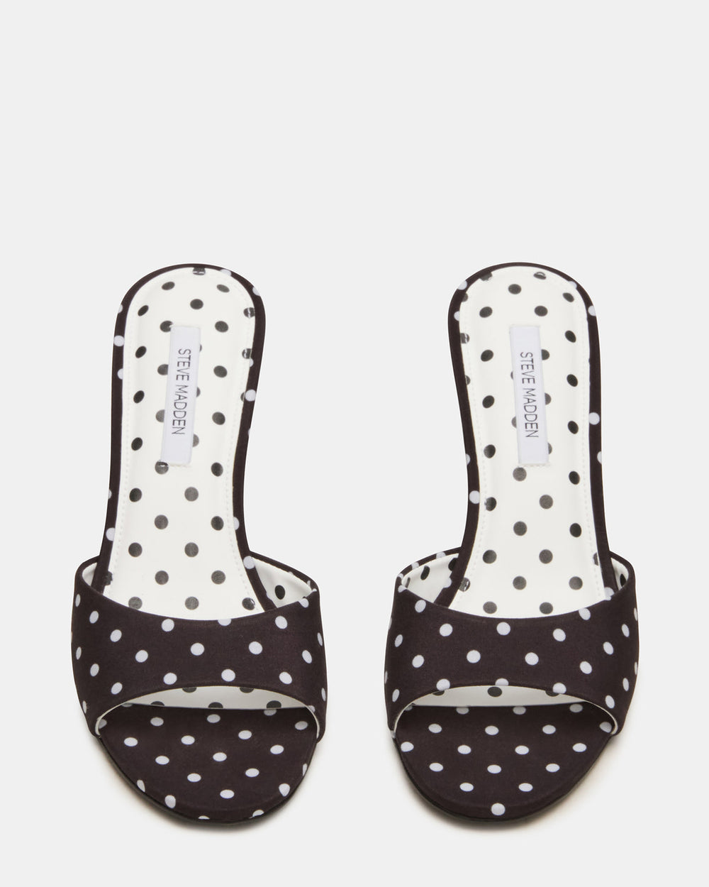 KENDRIX Black/White Mule Stiletto Women's Heel | Steve Madden Sale