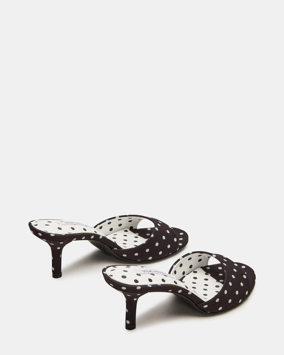 KENDRIX Black/White Mule Stiletto Women's Heel | Steve Madden Sale