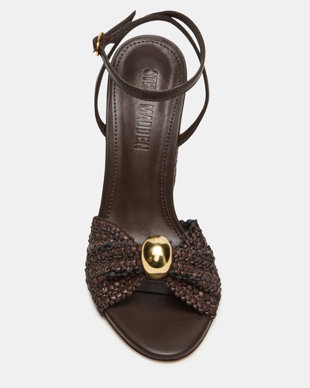 CHEYLA Brown Multi Raffia Women's Block Heels | Steve Madden online