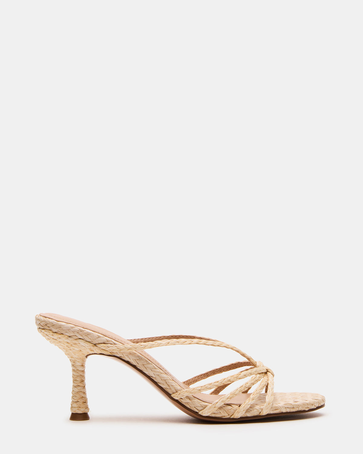EDNA Natural Raffia Strappy Mule Women's Heel | Steve Madden near me