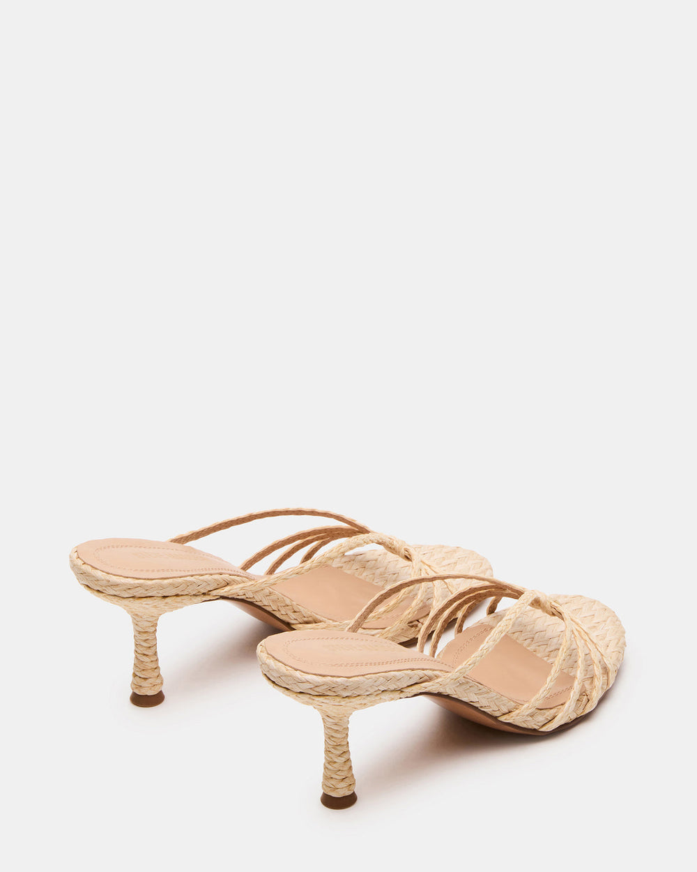 EDNA Natural Raffia Strappy Mule Women's Heel | Steve Madden near me
