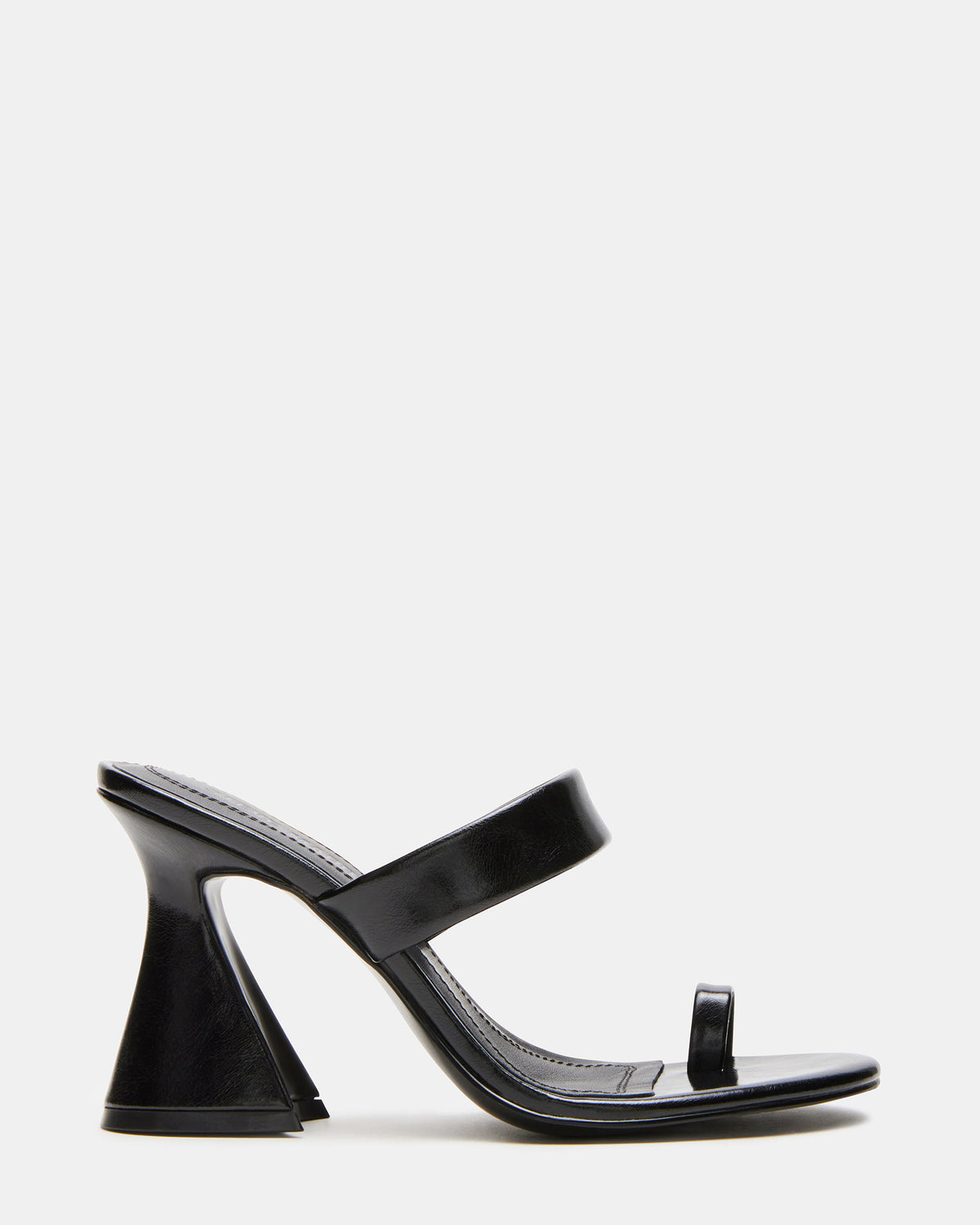 RENIE Black Women's Open Toe Mule Heel | Steve Madden for Sale