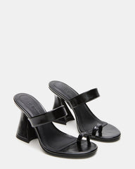 RENIE Black Women's Open Toe Mule Heel | Steve Madden for Sale