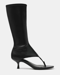 RELENTLESS Black Thong Open-Toe Boot Shaft Women's Heel | Steve Madden for Sale