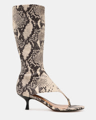 RELENTLESS Snake Thong Open-Toe Boot Shaft Women's Heel | Steve Madden online
