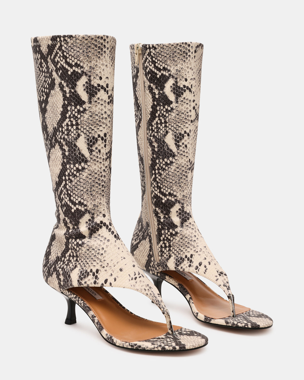 RELENTLESS Snake Thong Open-Toe Boot Shaft Women's Heel | Steve Madden online