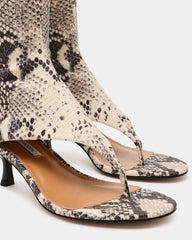 RELENTLESS Snake Thong Open-Toe Boot Shaft Women's Heel | Steve Madden online