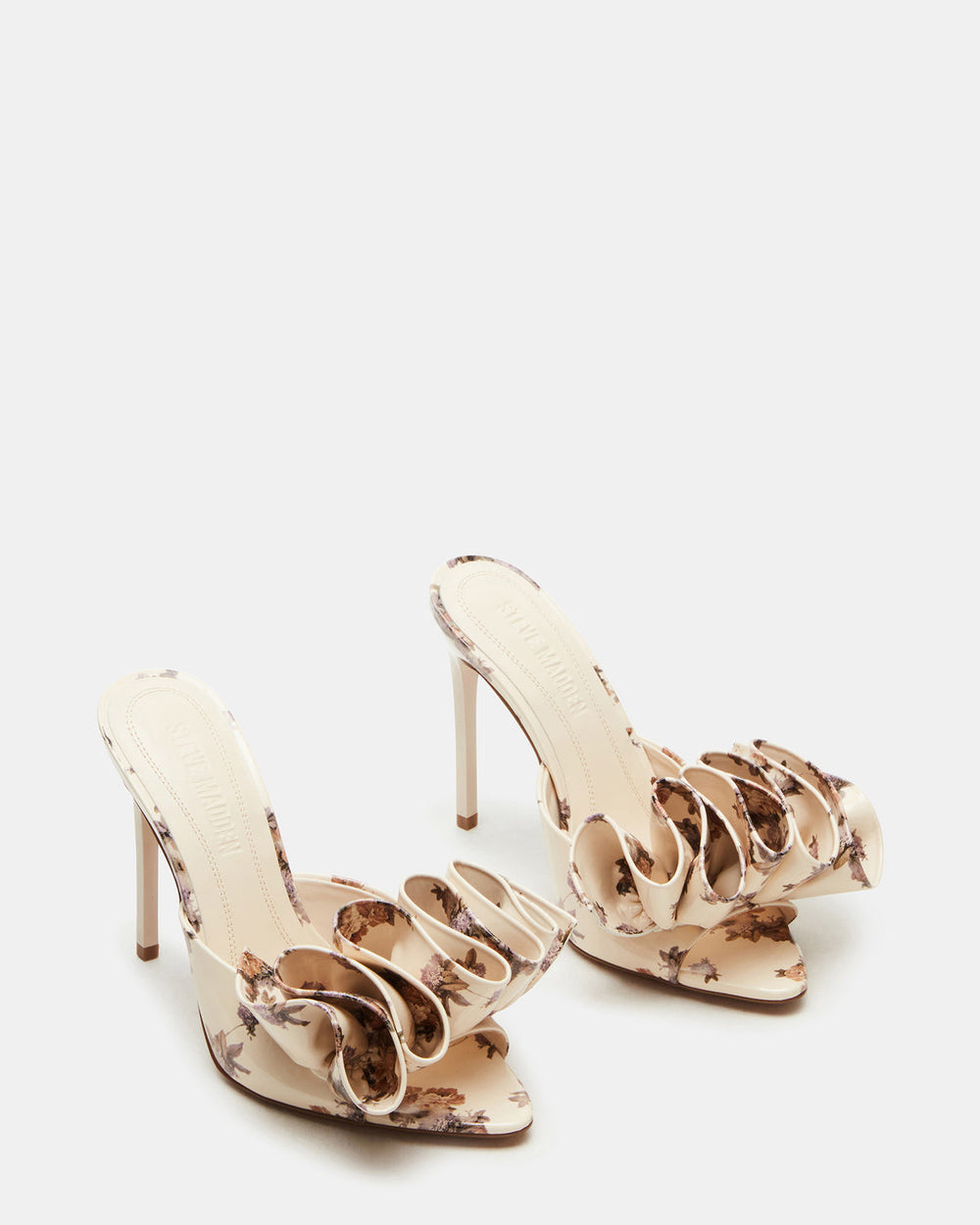 AFFINITY Floral Women's Multi Pointed-Toe Stiletto Mule Heel | Steve Madden US