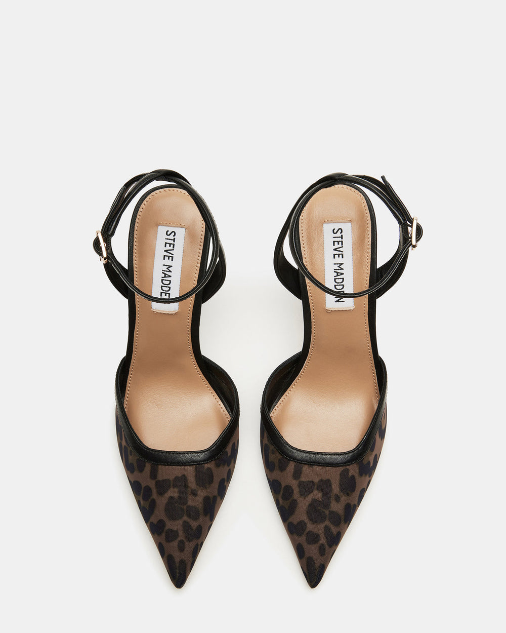ALLIANCE Mesh Leopard Pointed-Toe Pump Women's Heel | Steve Madden Sale