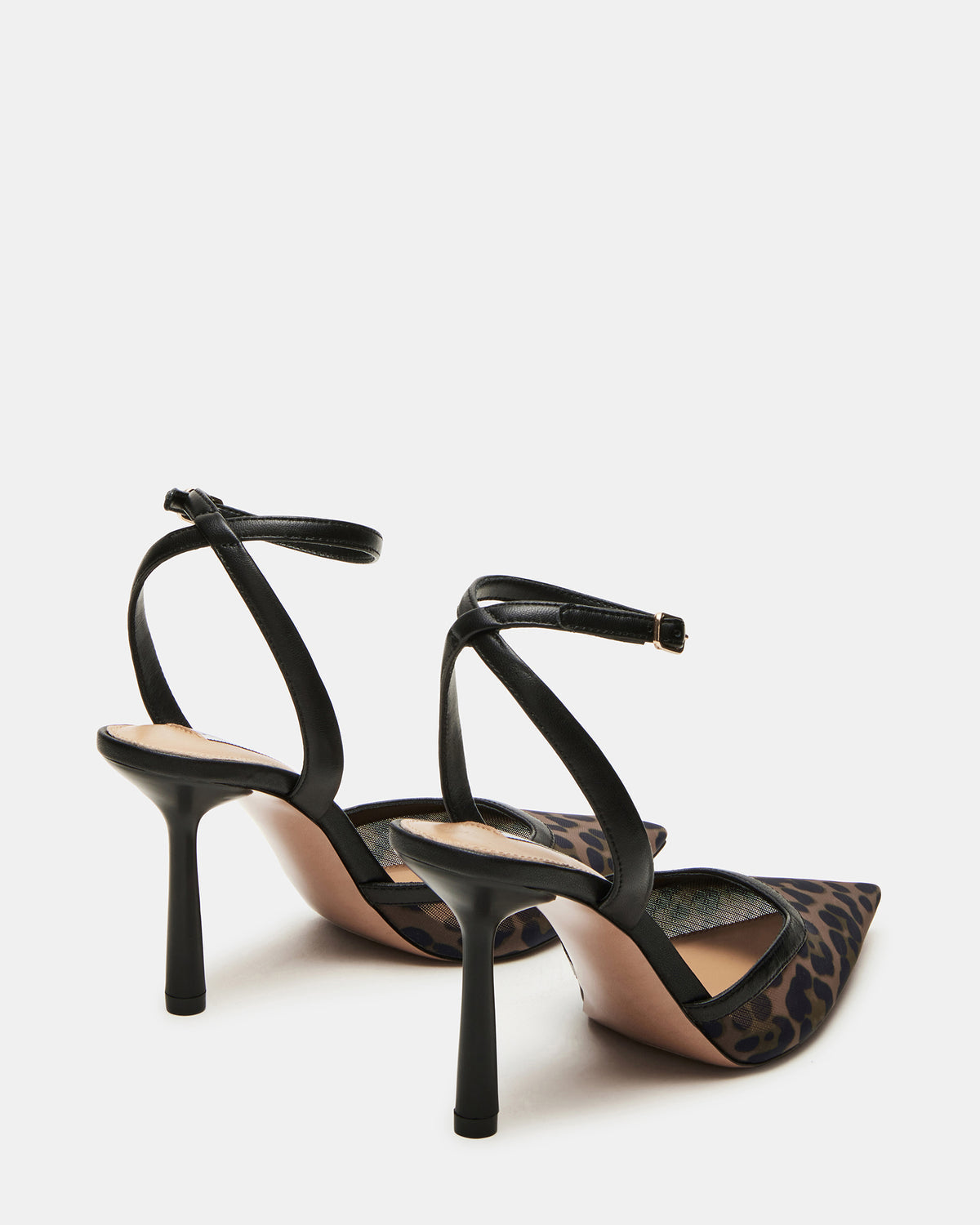 ALLIANCE Mesh Leopard Pointed-Toe Pump Women's Heel | Steve Madden Sale