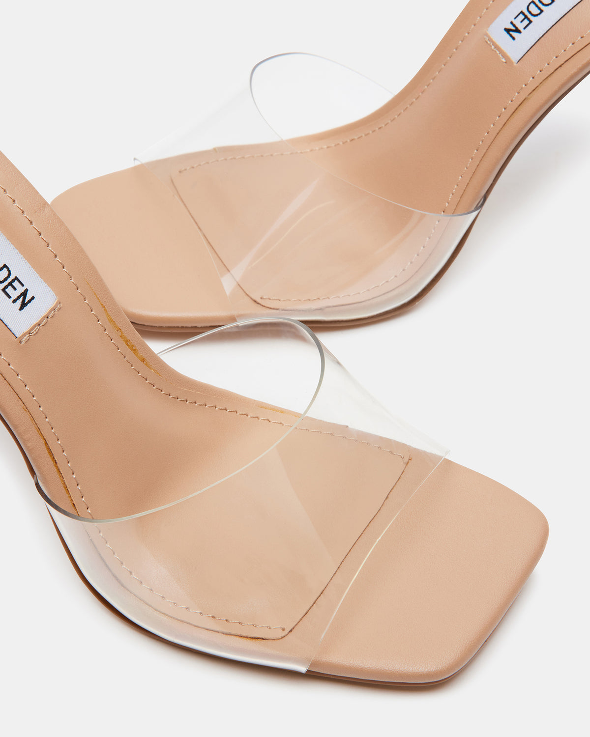 SIGNAL Clear Women's Designer Tall Stiletto Heels | Steve Madden US