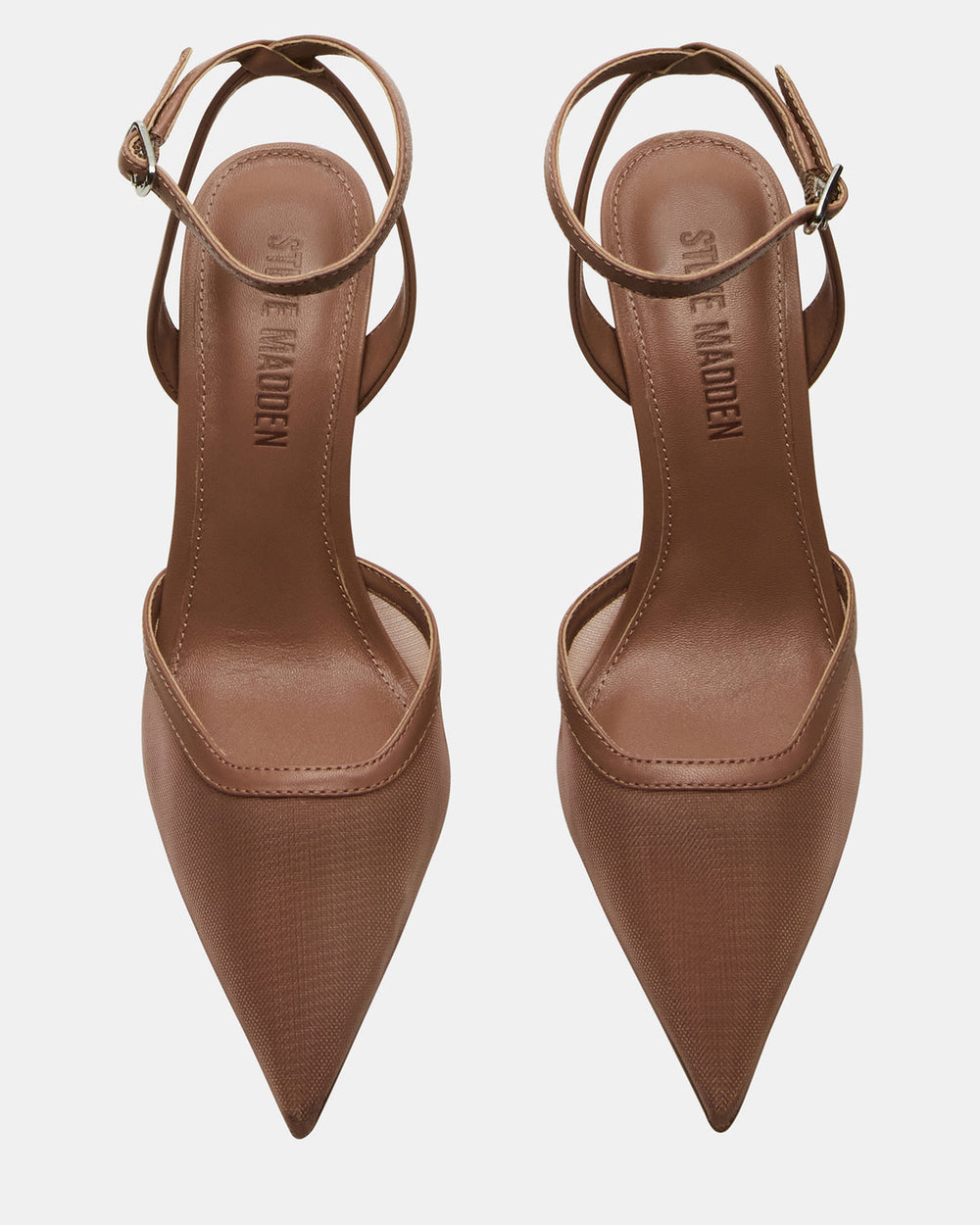 ALLIANCE Mesh Mocha Pointed-Toe Pump Women's Heel | Steve Madden outlet