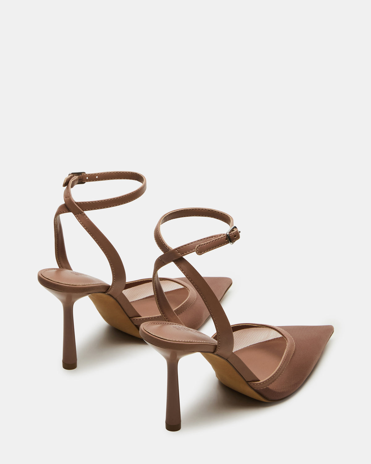 ALLIANCE Mesh Mocha Pointed-Toe Pump Women's Heel | Steve Madden outlet