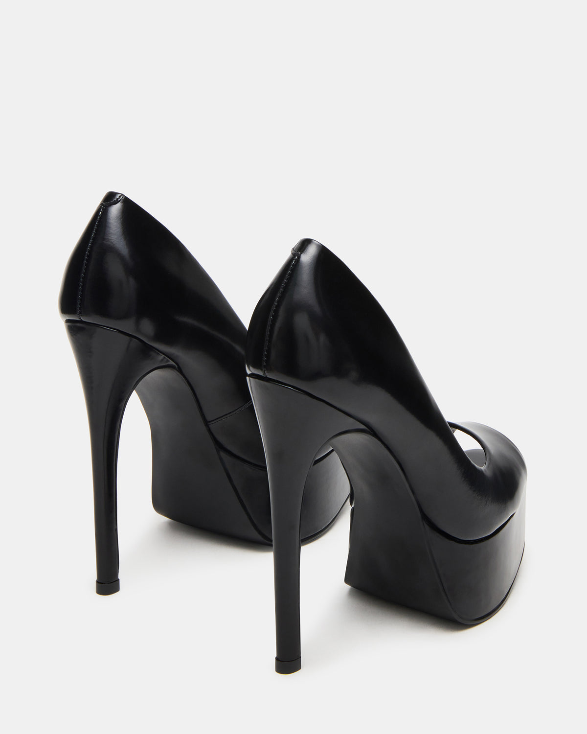 IVES Black Box Platform Square-Toe Stiletto Women's Heel | Steve Madden US