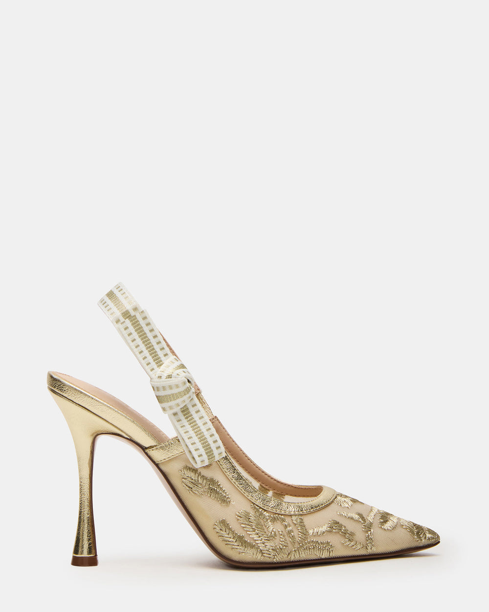 BRI Gold Multi Slingback Pump Women's Heel | Steve Madden US