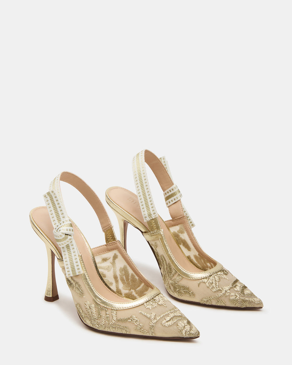 BRI Gold Multi Slingback Pump Women's Heel | Steve Madden US