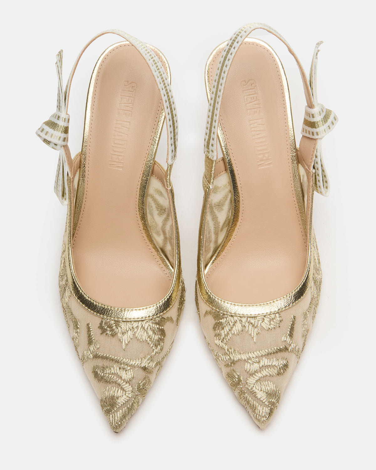 BRI Gold Multi Slingback Pump Women's Heel | Steve Madden US