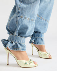 PRIYA Butter Yellow Stones Mule Women's Heel | Steve Madden outlet