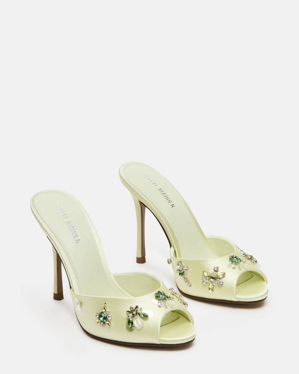 PRIYA Butter Yellow Stones Mule Women's Heel | Steve Madden outlet