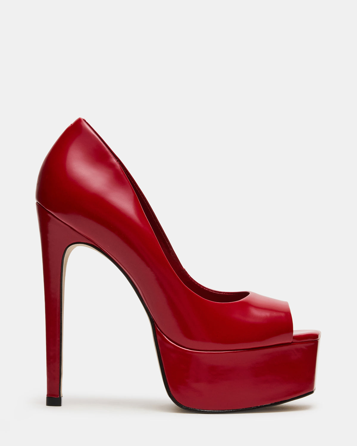 IVES Red Box Platform Square-Toe Stiletto Women's Heel | Steve Madden Sale