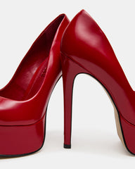 IVES Red Box Platform Square-Toe Stiletto Women's Heel | Steve Madden Sale