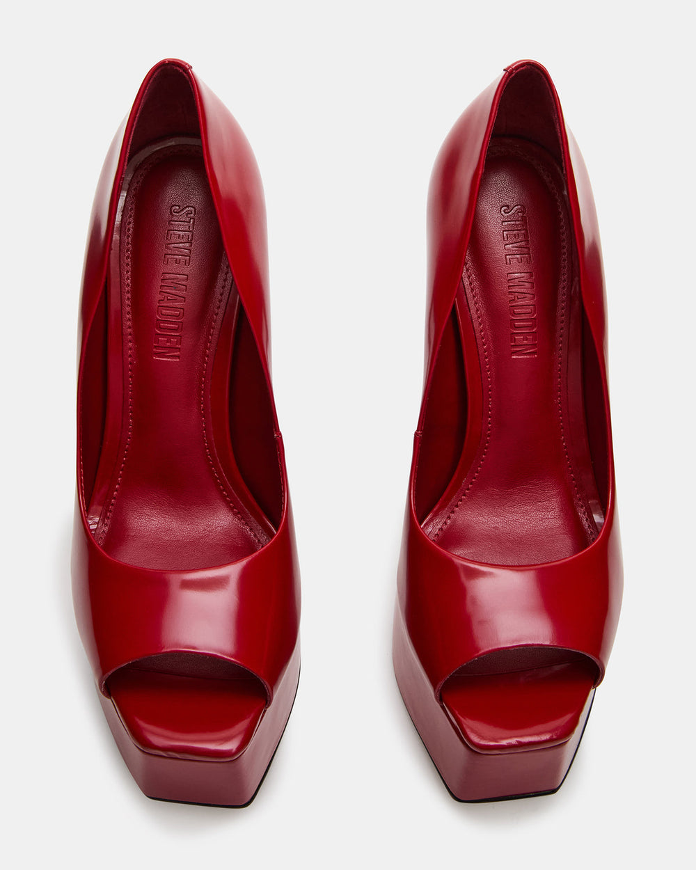 IVES Red Box Platform Square-Toe Stiletto Women's Heel | Steve Madden Sale