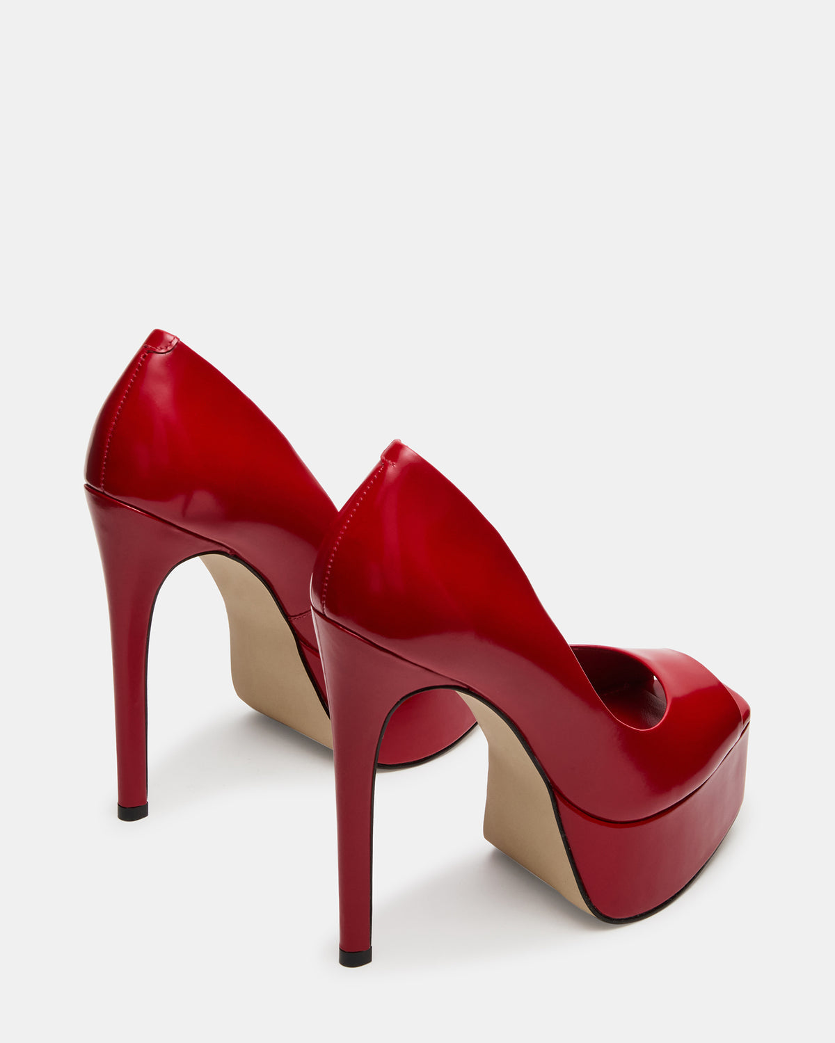 IVES Red Box Platform Square-Toe Stiletto Women's Heel | Steve Madden Sale