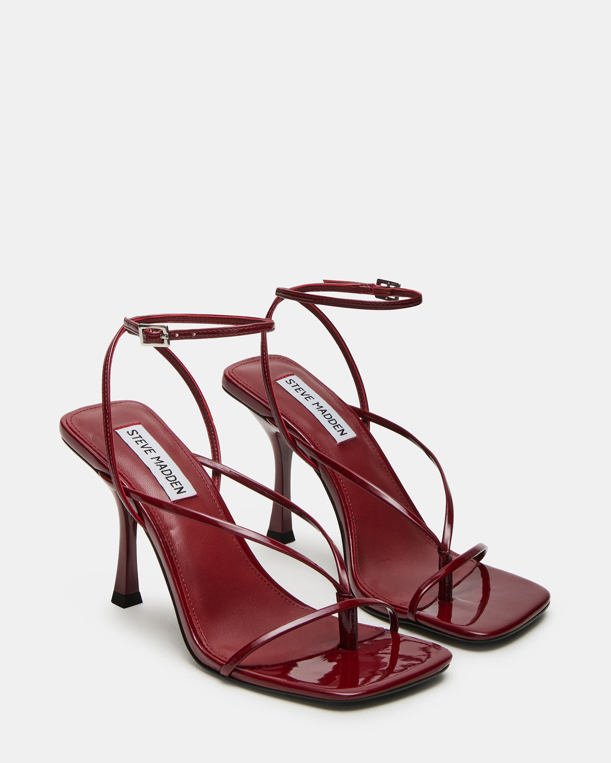 ANNIE Wine Women's Strappy Square Toe Heel | Steve Madden near me