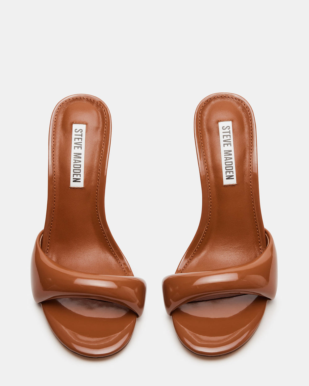 KIERAN Camel Patent Mule Heel | Women's Heels | Steve Madden discount