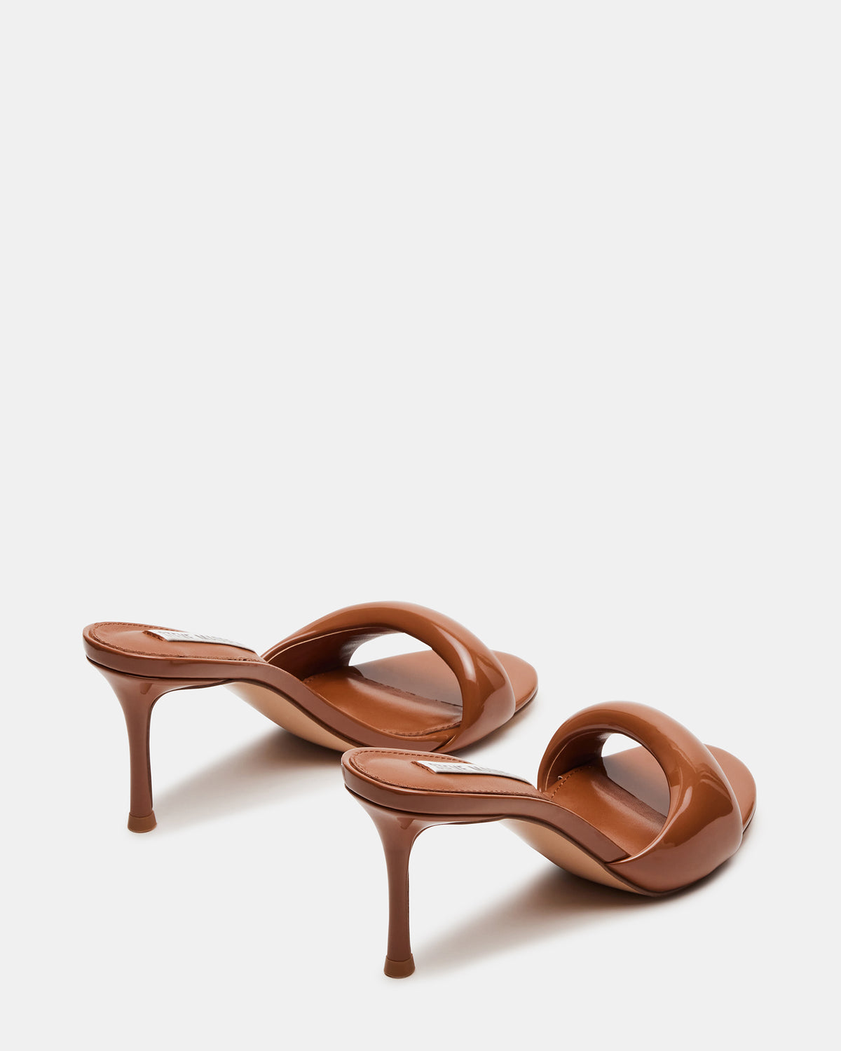KIERAN Camel Patent Mule Heel | Women's Heels | Steve Madden discount