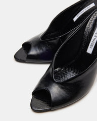 AGAZE Black Peep-Toe Stiletto Women's Heel | Steve Madden online