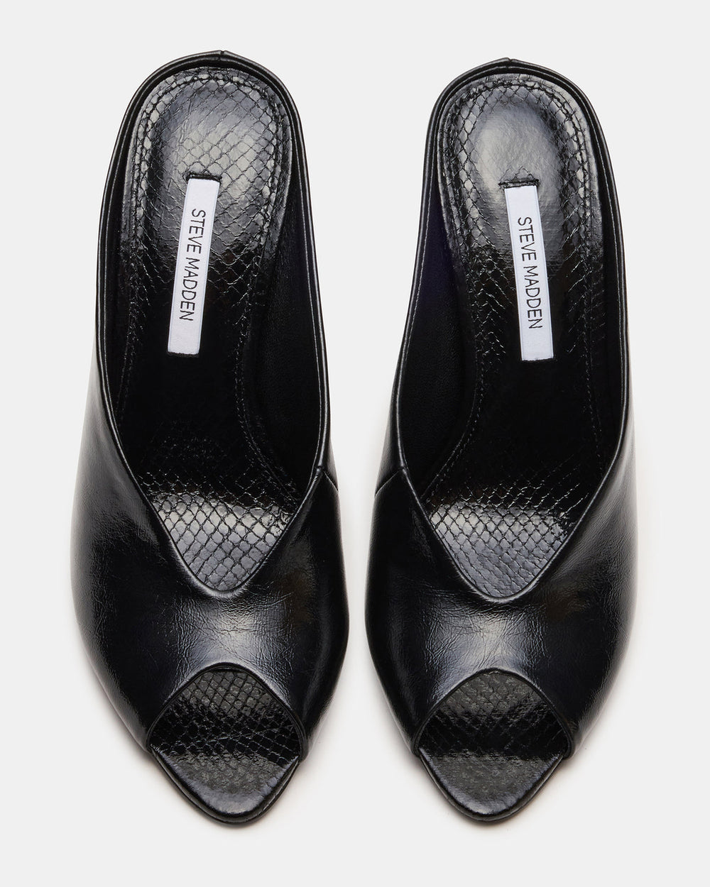 AGAZE Black Peep-Toe Stiletto Women's Heel | Steve Madden online