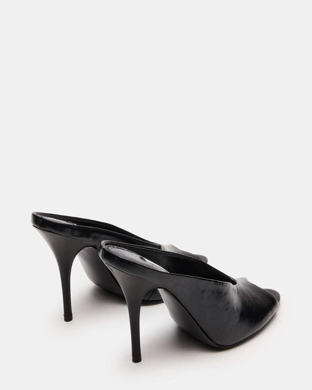 AGAZE Black Peep-Toe Stiletto Women's Heel | Steve Madden online