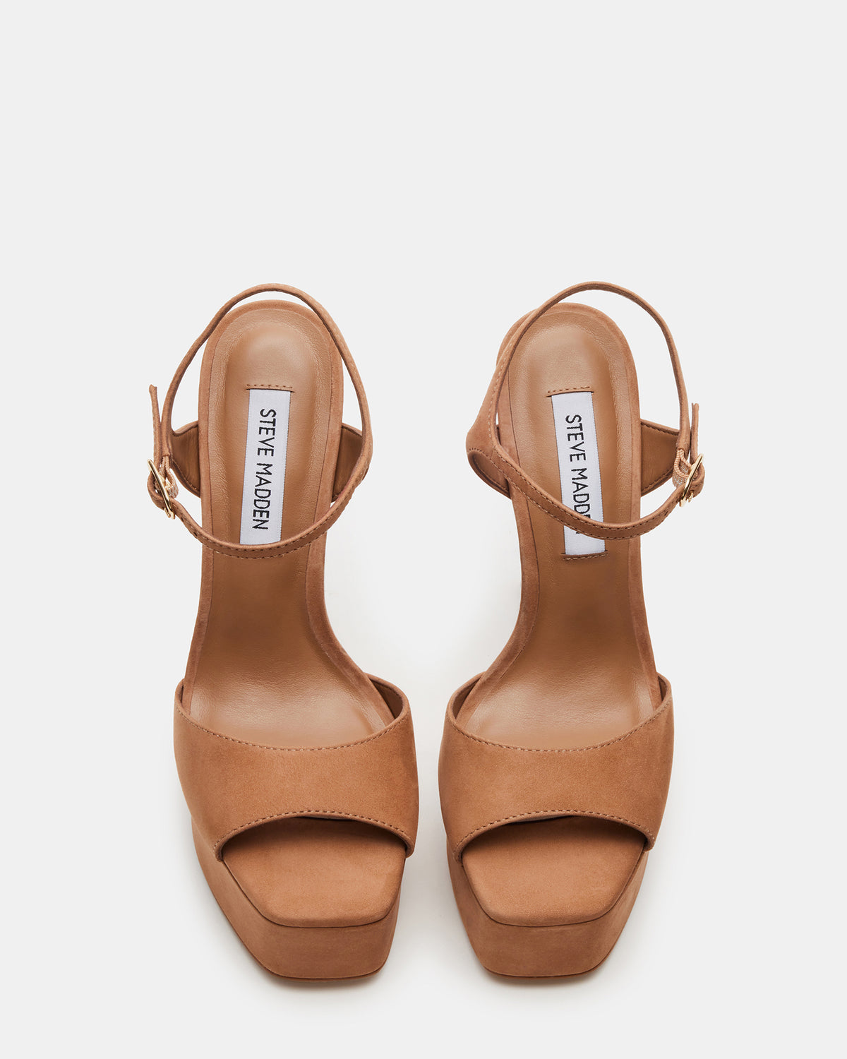 COLOGNE Tan Nubuck Platform Stiletto Women's Heel | Steve Madden outlet