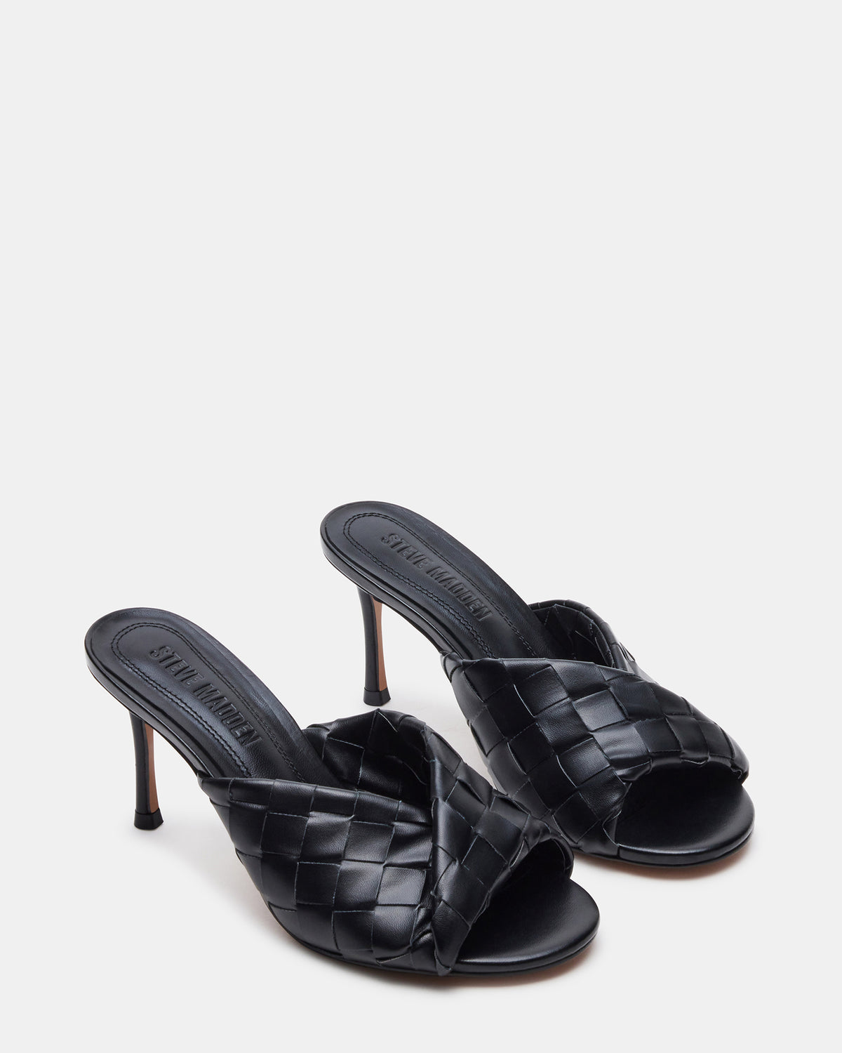 KOUTURE Black Stiletto Mule Heel | Women's Heels | Steve Madden discount