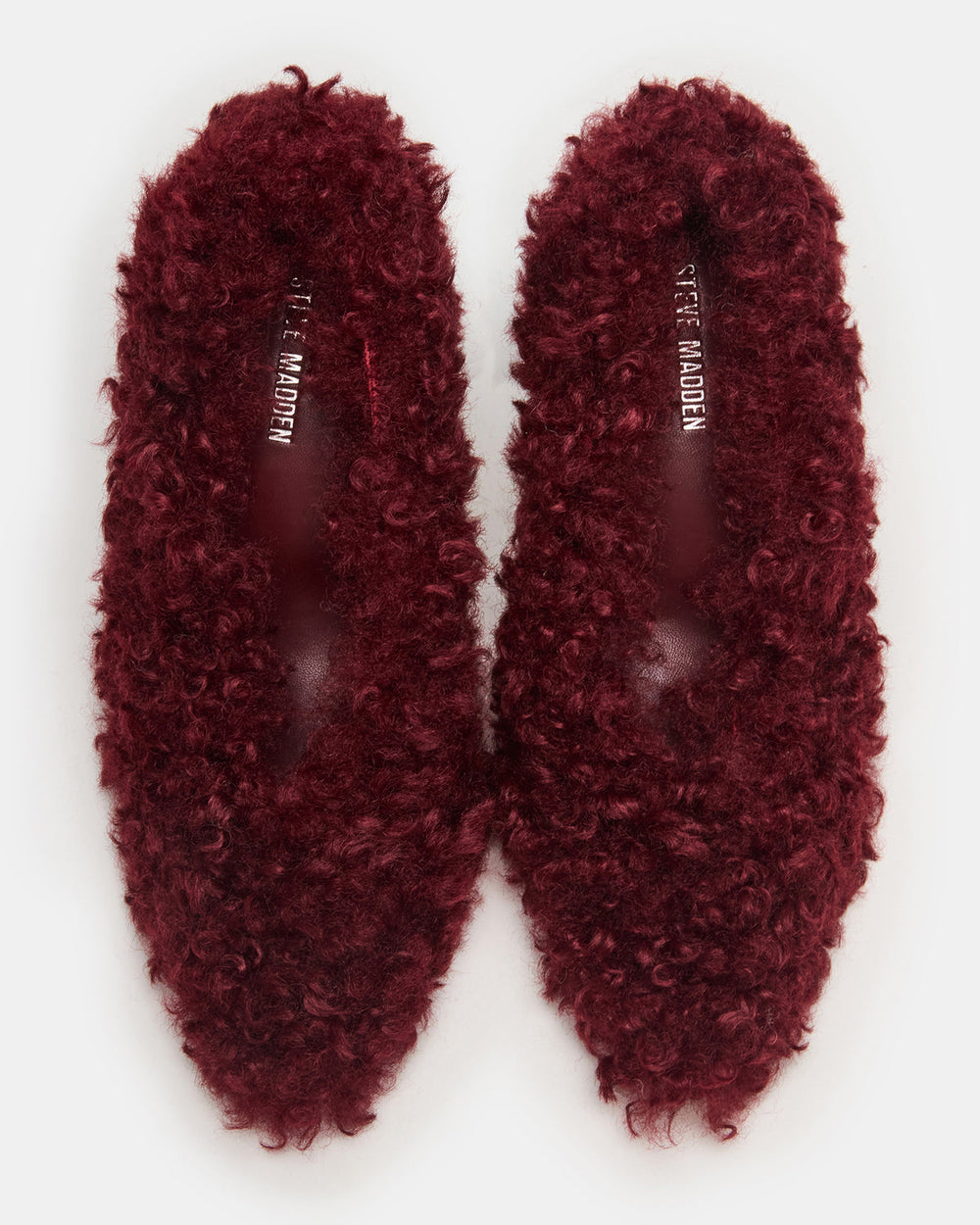 ACHILLES Red Pointed-Toe Faux Fur Stiletto Women's Heel | Steve Madden Sale